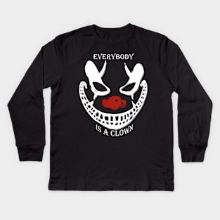 Everybody is a Clown Kids Long Sleeve T-Shirt